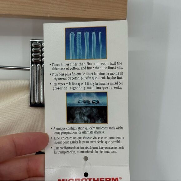 Snow Angel V-Waist Doeskin Baselayer Legging Pant Women Medium Cream Soft 106-40 - Picture 12 of 13